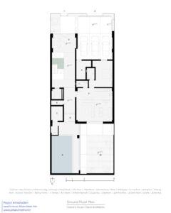 11-Saaed's House _ Razan Architects _ Ground Floor Plan