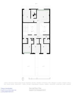 13-Saaed's House _ Razan Architects _ Second Floor Plan